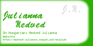 julianna medved business card